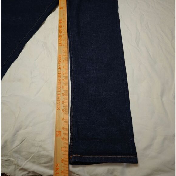 NWT BANANA REPUBLIC GIRLFRIEND JEAN DARK BLUE JEANS SIZE 31/13 TALL - Picture 8 of 10